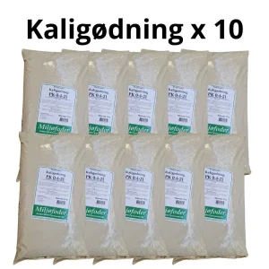 10 x 15 kg kaligødning PK 0-4-21