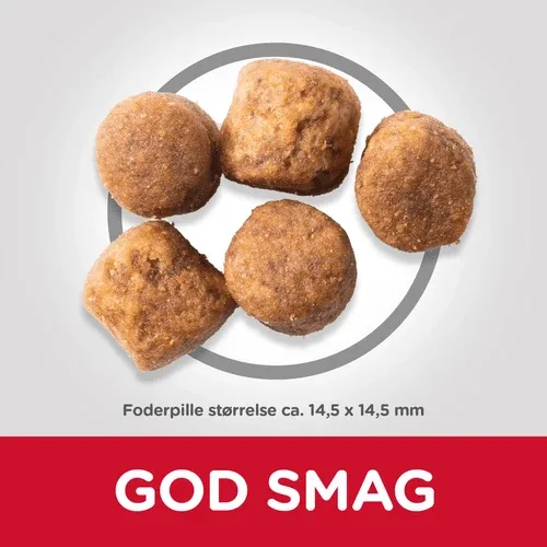 12 kg Hills Healthy Mobility tørfoder m/ kylling & fiskeolie til voksne store hunde - Image 2