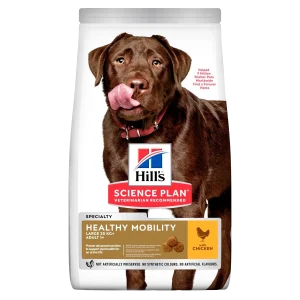 12 kg Hills Healthy Mobility tørfoder m/ kylling & fiskeolie til voksne store hunde