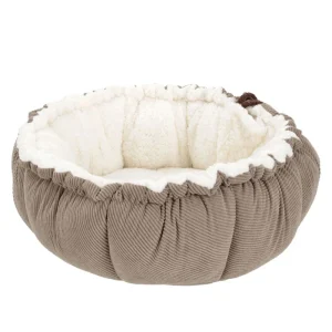 2-i-1 seng Corduroy45x12 cm / ø57 cm beige