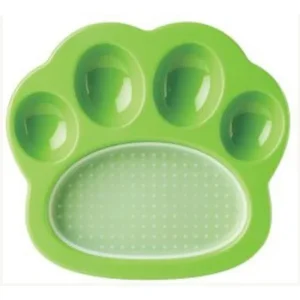 2-IN-1 mini slow feeder & slikkemåtte easy grøn
