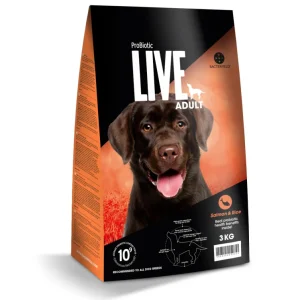 3 kg. ProBiotic LIVE Adult – voksenfoder med laks
