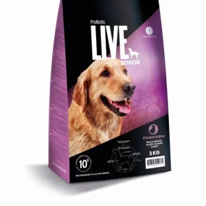 3 kg. ProBiotic LIVE Senior eller overvægtige hunde