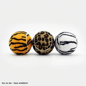 3-pak tennisbolde – jungle edition 🐅🦓🐆