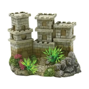 4FISH Borg akvariedekoration 11 cm – Dekorativ borg til akvarium
