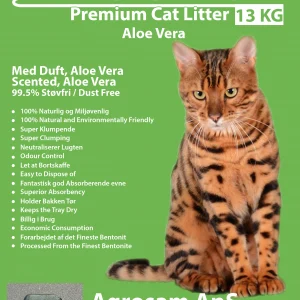 Absolut kattegrus – Aloe Vera 13 kg