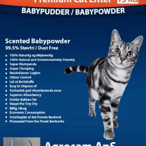 Absolut kattegrus – Babypudder 13 kg