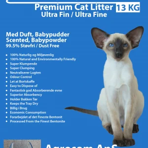 Absolut kattegrus – Ultra Fin 13 kg