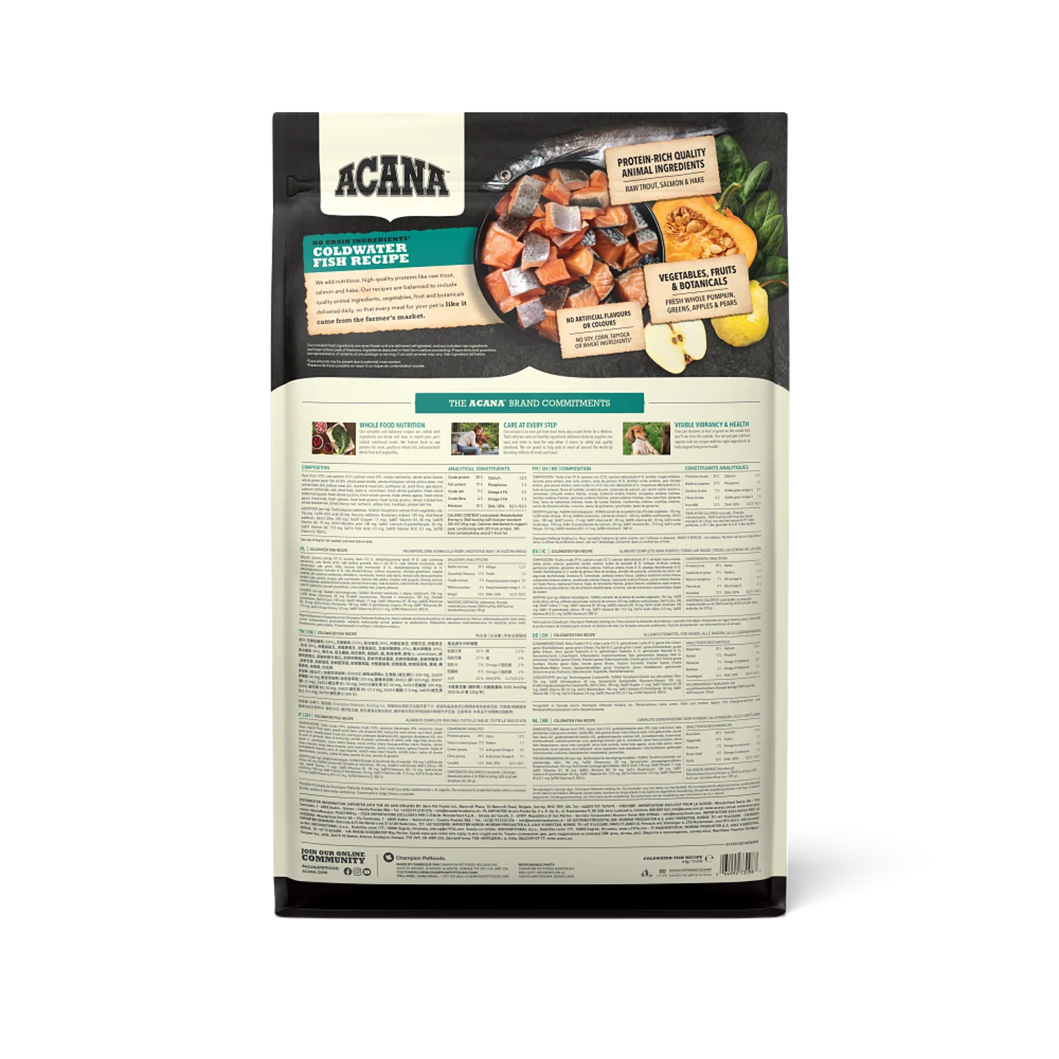 ACANA Coldwater Fish Recipe (ørred, laks og kulmule) - Image 2