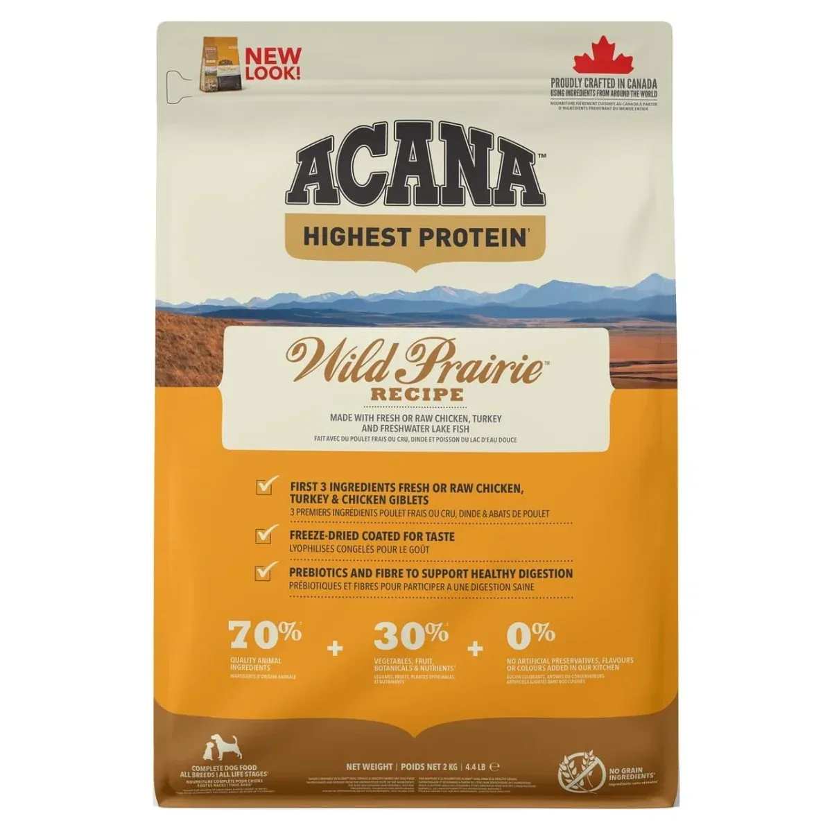 Acana Wild Prairie Highest Protein 2Kg