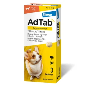 AdTab hund 3x225mg 5,5-11 kg