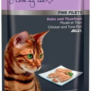 Adult Fine Filets Jelly, pouch kylling & tun 100 g