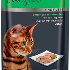 Adult Fine Filets Jelly, pouch tun & grøntsager 100 g