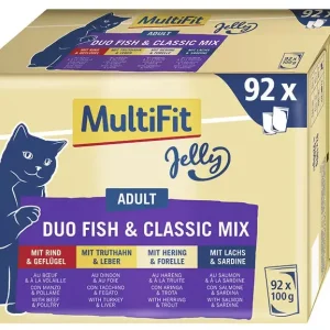 Adult Jelly Duo menuboks fisk & classic mix 92 x 100 g