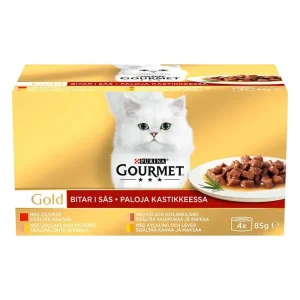 Adult menuboks dåse 4 varianter i sovs 4x85 g