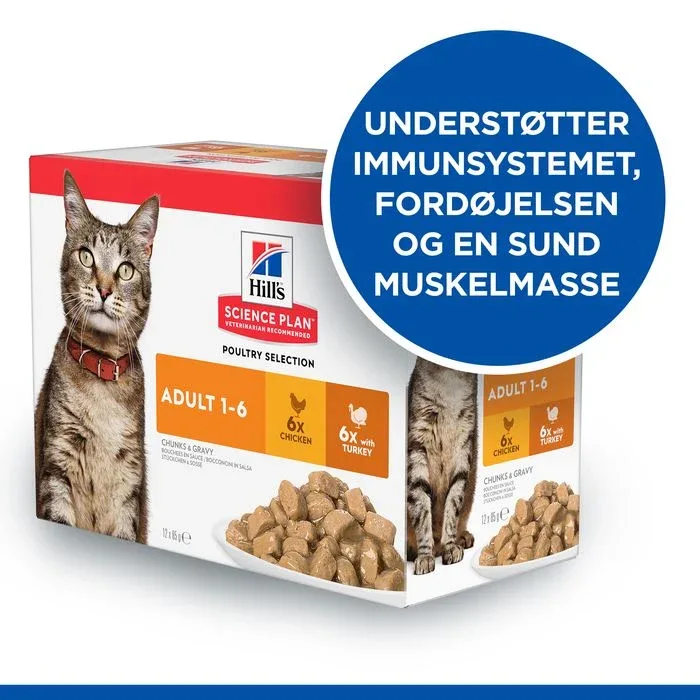 Adult Optimal Care, menu pou kylling & kalkun 12x85 g - Image 2
