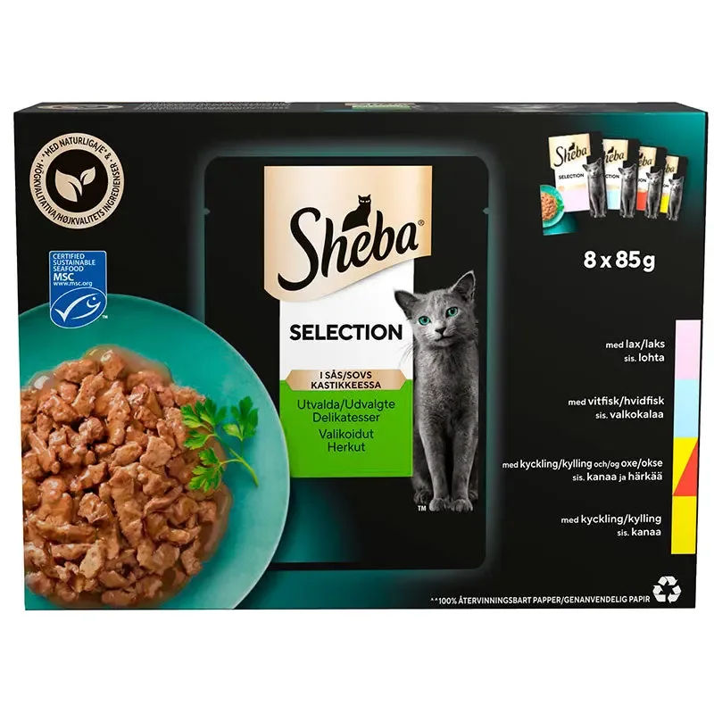 Adult Selection Sauce menu pou 4 varianter 8x85 g - Image 2