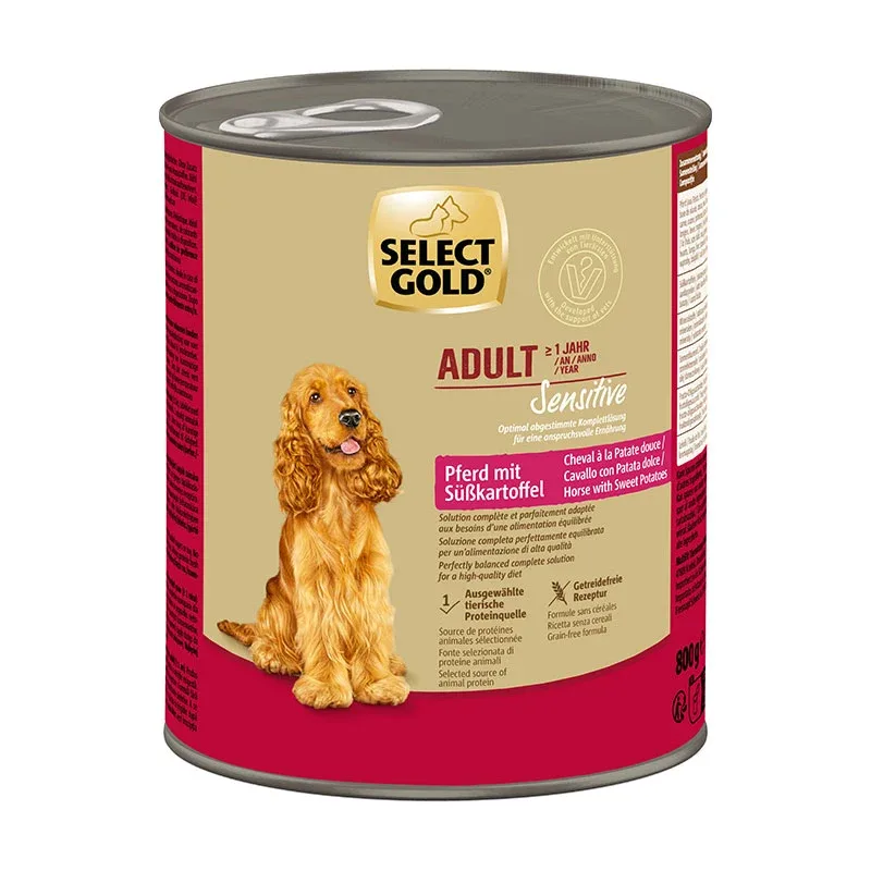 Adult Sensetivehest, sød kartofel 800g