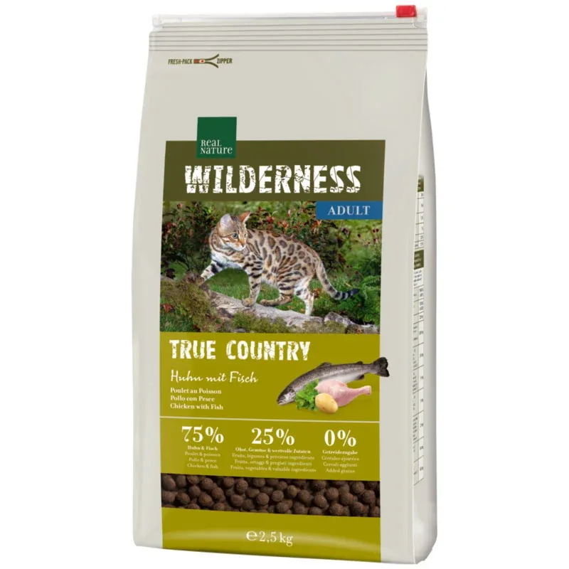 Adult Wilderness True Country kylling & fisk 2,5 kg