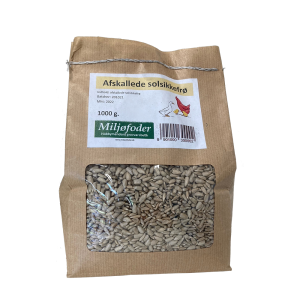 Afskallede solsikkefrø – 1 kg.