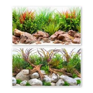Akvariebaggrund River 45x100 cm