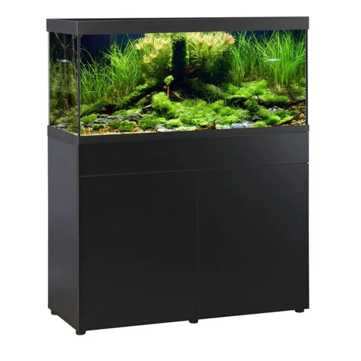 AkvaStabil ELEMENT Akvarium 180L Sort med ELEMENT Sort møbel 100 cm