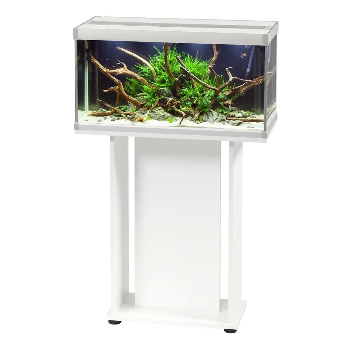 AkvaStabil FAMILY akvarium 80L med FAMILY møbel hvid 70 cm