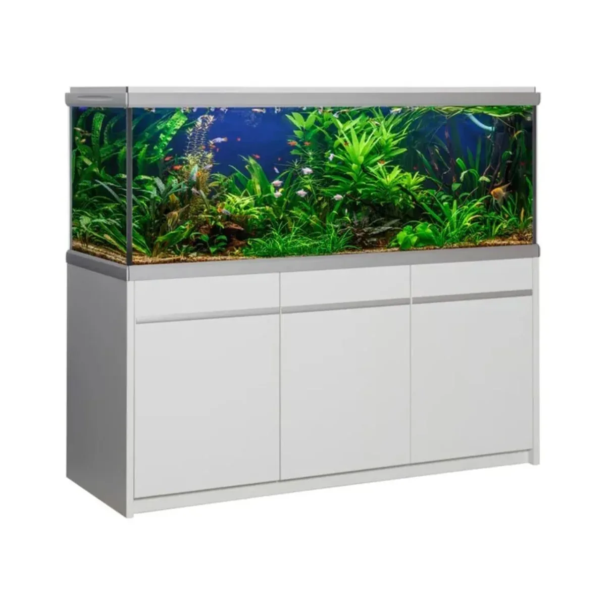 AkvaStabil MOVE Akvarium 576L Hvid med MOVE Hvid møbel 160 cm