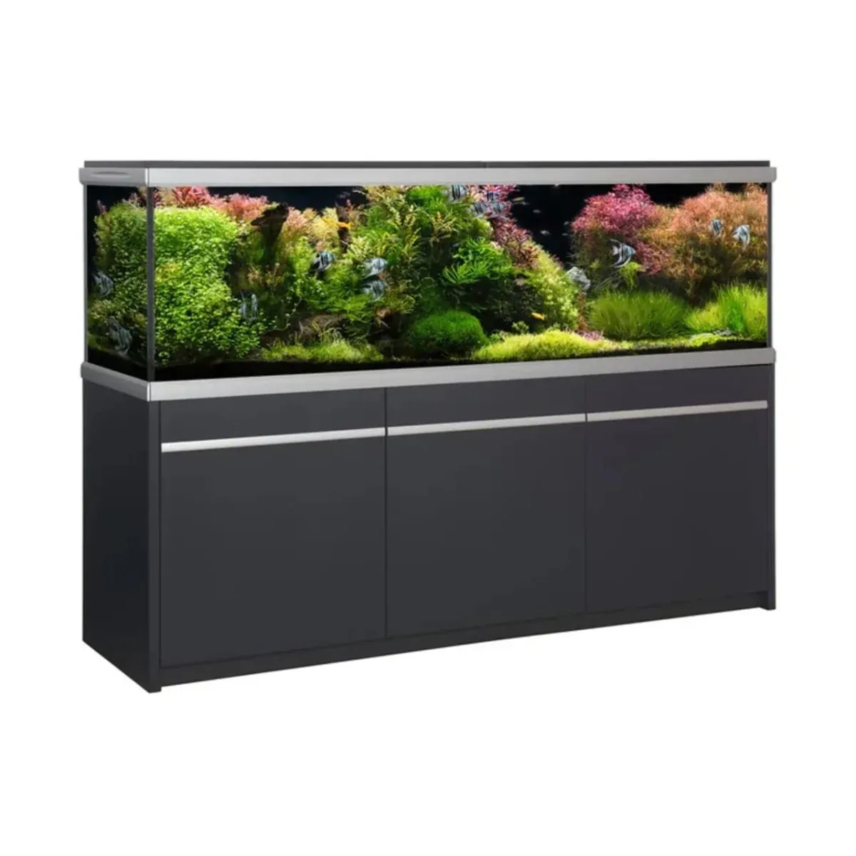 AkvaStabil MOVE Akvarium 720L Sort med MOVE Sort møbel 200 cm