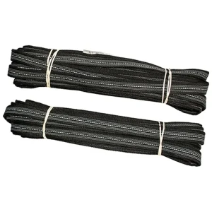 Alac Skridsikker Sporline Med Refleks 15 Meter X 20 mm Sort