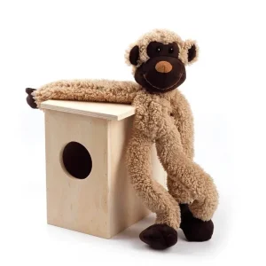 All For Paws Hundelegetøj Brown Cuddle Flopper Kramme Aben Basil