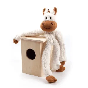 All For Paws Hundelegetøj White Cuddle Flopper Kramme Hesten Mette