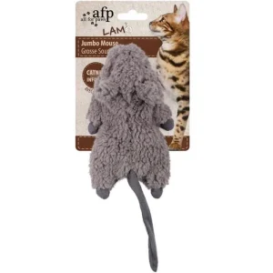 All For Paws Kattelegetøj Jumbo Musen Grey Felix