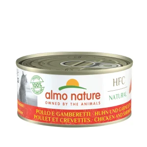 Almo Nature HFC Natural kylling med rejer vådfoder til katte (150 g)