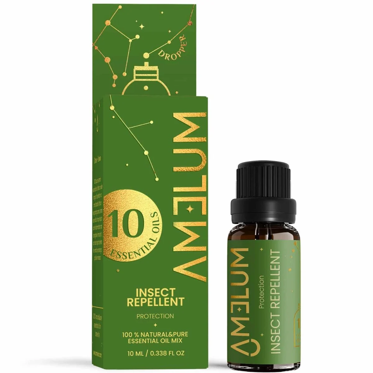 Amelum Insect Repellent with dropper 10 ml – 100% natural essential oil mix - Image 2