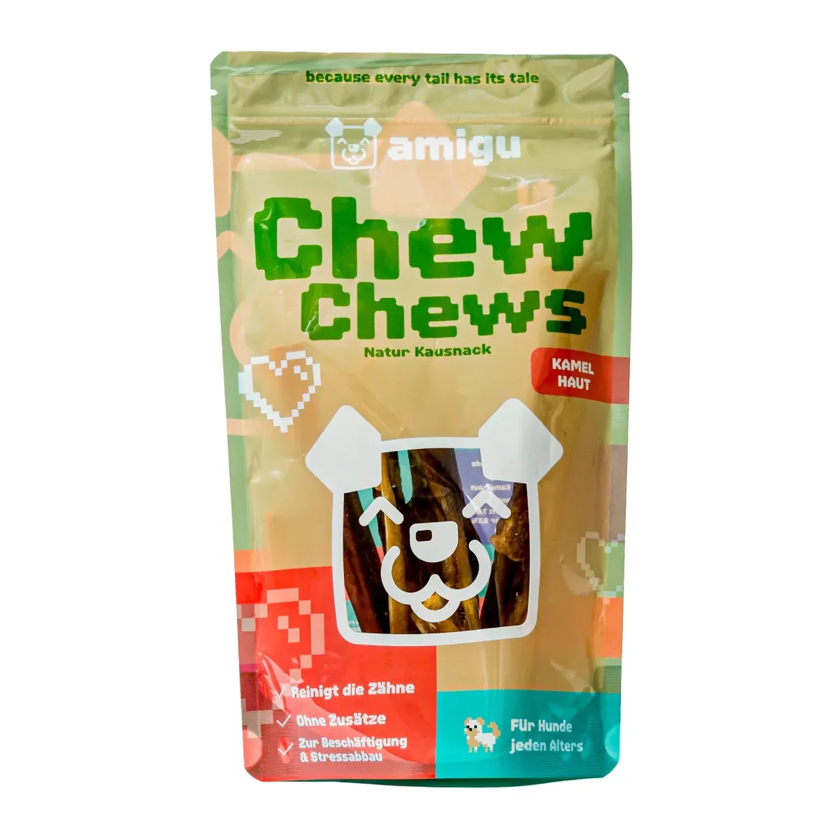 Amigu – Kamelhud uden pels – 100g