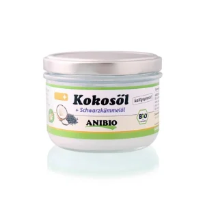 Anibio Kokosolie Koldpresset med Sort Spidskommen 200g