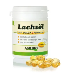 Anibio LakseOlie Kapsler 180 stk Omega