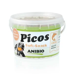 Anibio PICOS Soft Snack Godbidder Af Frisk Kød 300gram LAKS