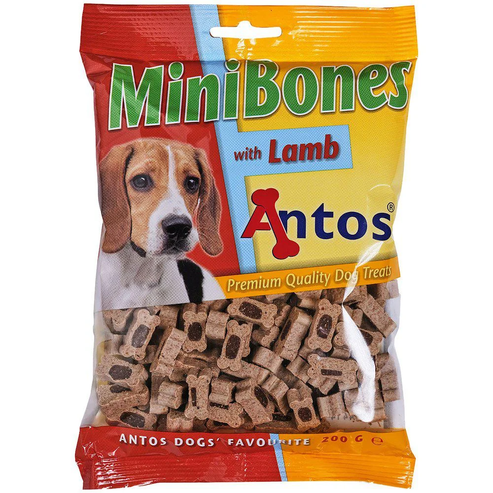 Antos – Bløde godbidder – Mini bones Lam 200g - Image 2