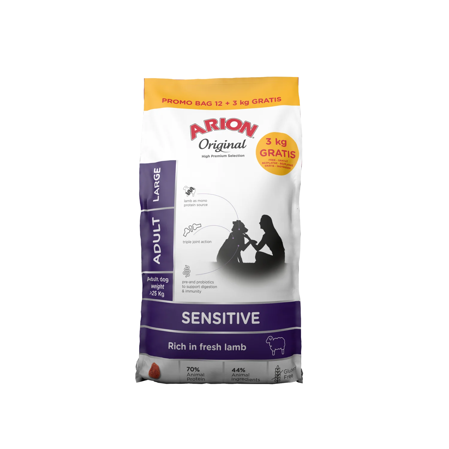 ARION Original Sensitive Large 12 + 3 kg