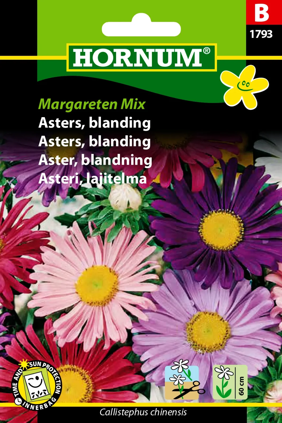 Asters, blanding, Margareten Mix (B) 1793