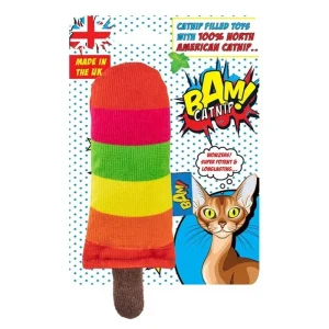 BAM Catnip Lollipop Festligt Kattelegetøj Med Katteurt