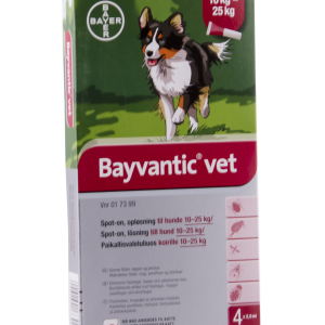 Bayvantic Vet. hund 10-25kg, 4×2,5ml