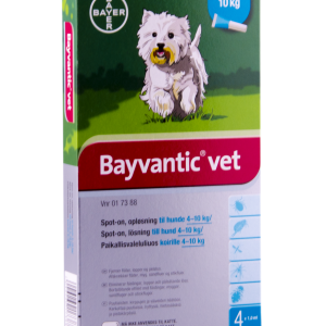 Bayvantic Vet. hund 4-10kg, 4×1,0ml