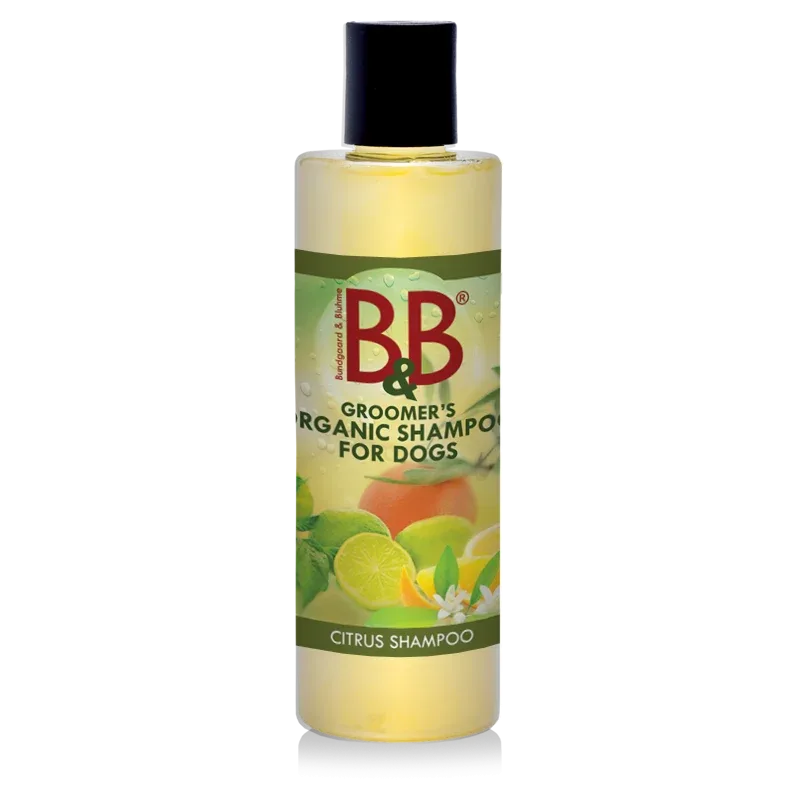 B&B økologisk hundeshampoo med Citrus