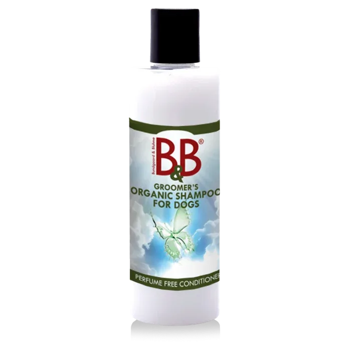 B&B økologisk parfumefri hundebalsam- Efterlader pelsen blank og lækker.