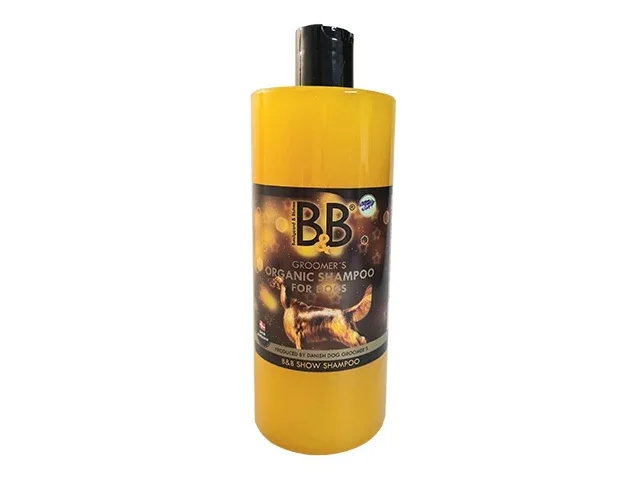 B&B økologisk Showshampoo med guld Mica- giver pelsen et ekstra løft - Image 2