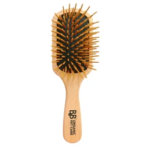 B&B Premium Wood Pin Brush Børste i Træ Til Lang Pels