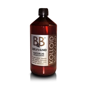 B&B Sølvvand Kolloidt 100% Naturligt 1 liter